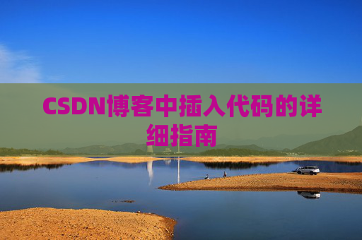 CSDN博客中插入代码的详细指南